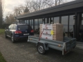 Ziegeltransport Dok